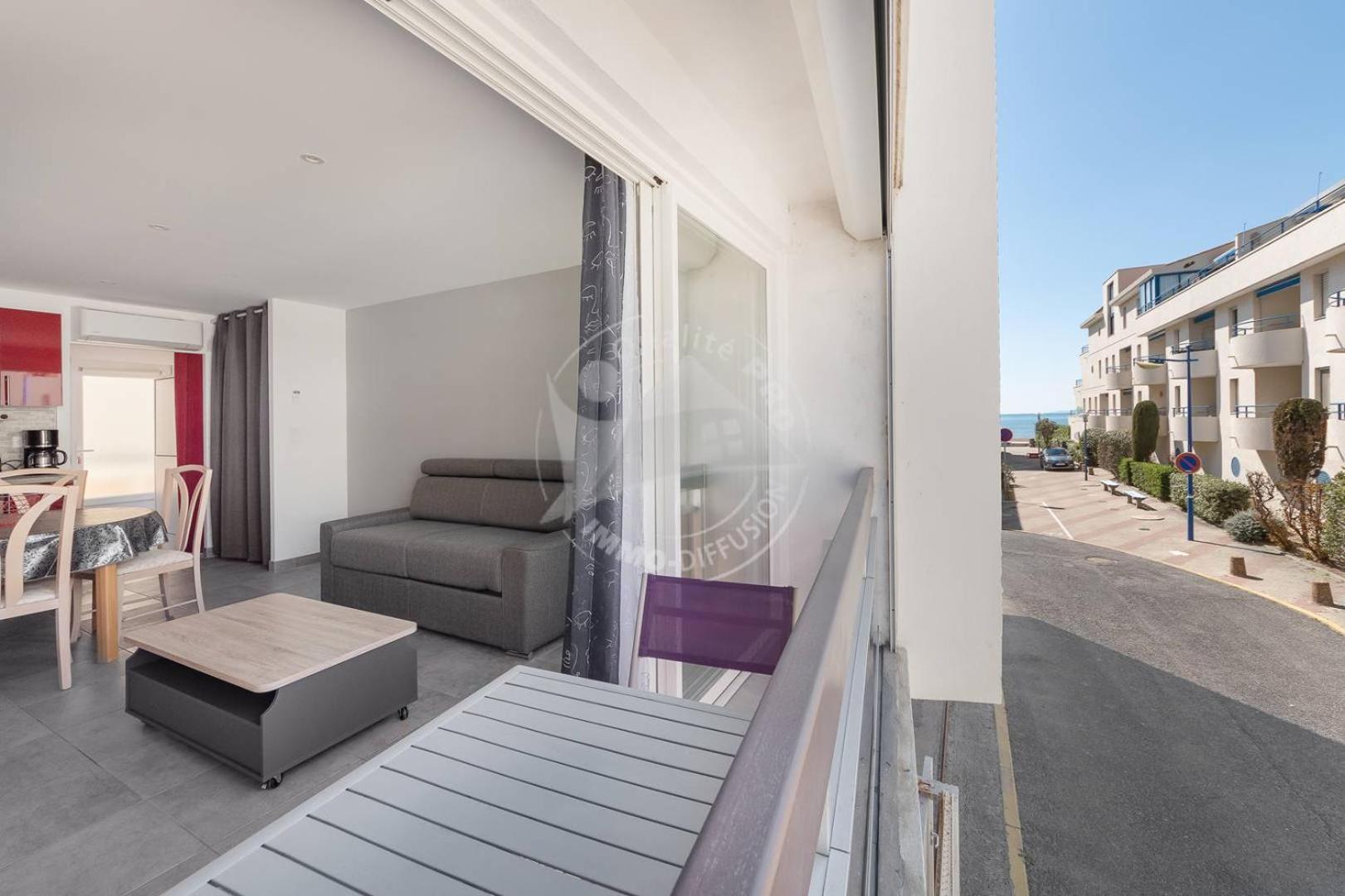As21512 - Studio Cabine Vue Mer Laterale Avec Parking Prive A 20M De La Plage เลอ โกร-ดู-รัว ภายนอก รูปภาพ